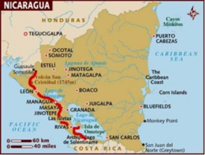 nicaragua mappa